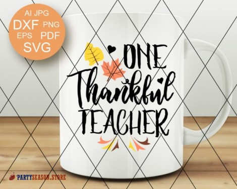 One Thankful Teacher party season store 1